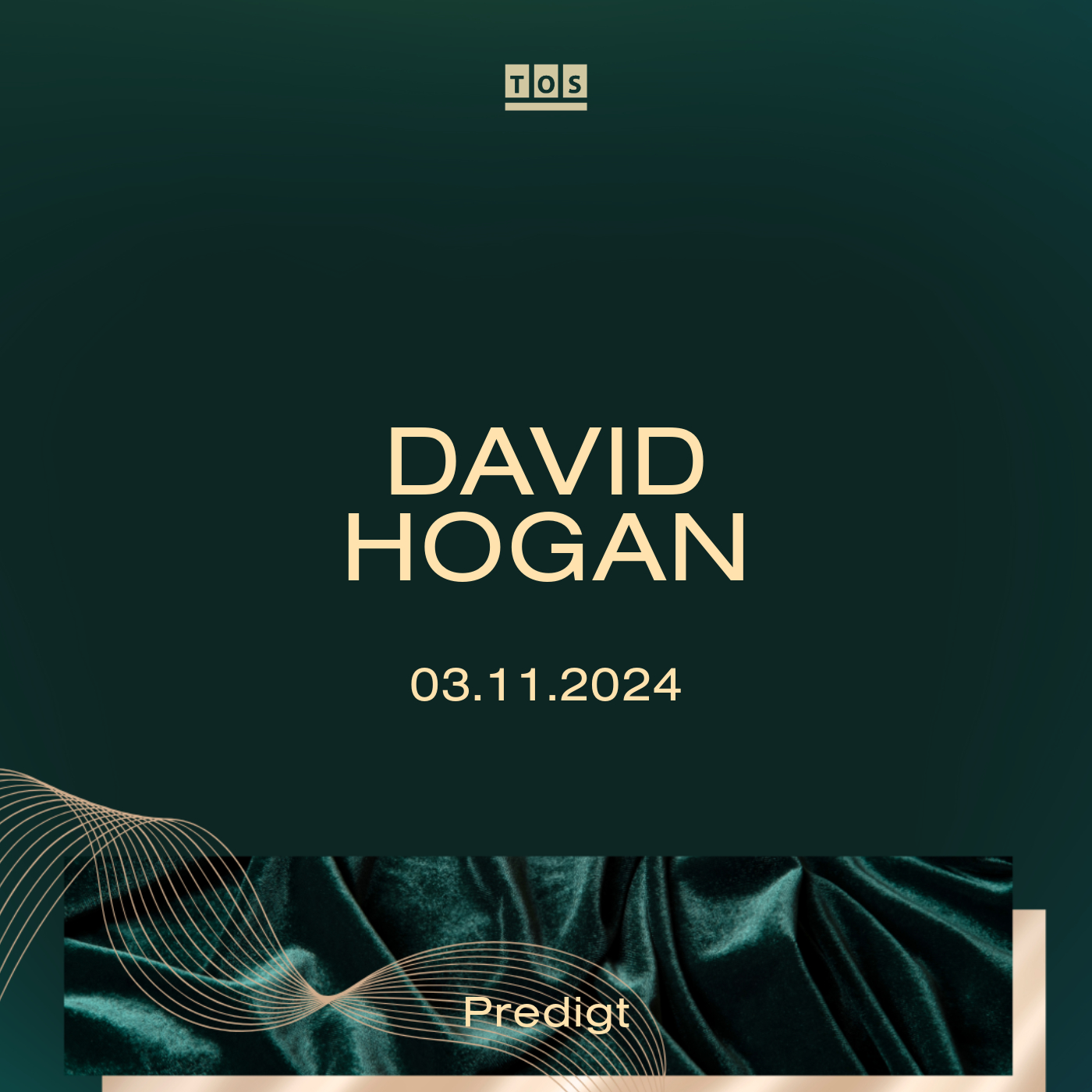 Predigt | David Hogan